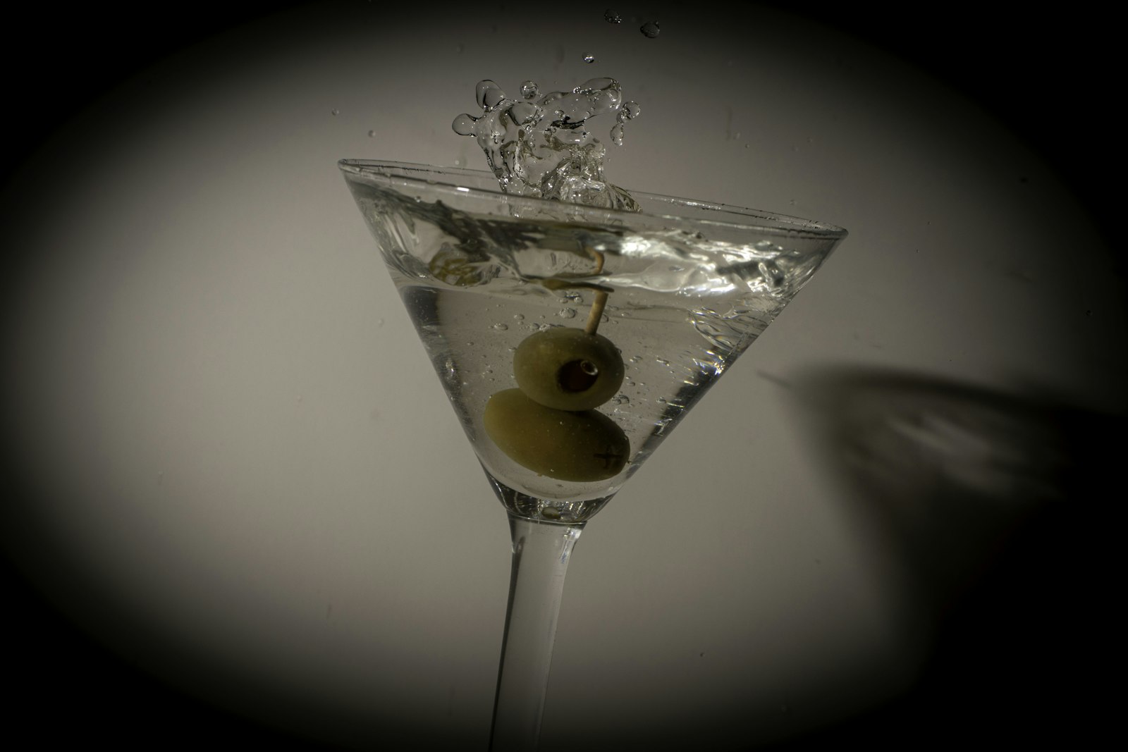Spiced vodka martini in a chilled coupe with lemon twist and grated nutmeg